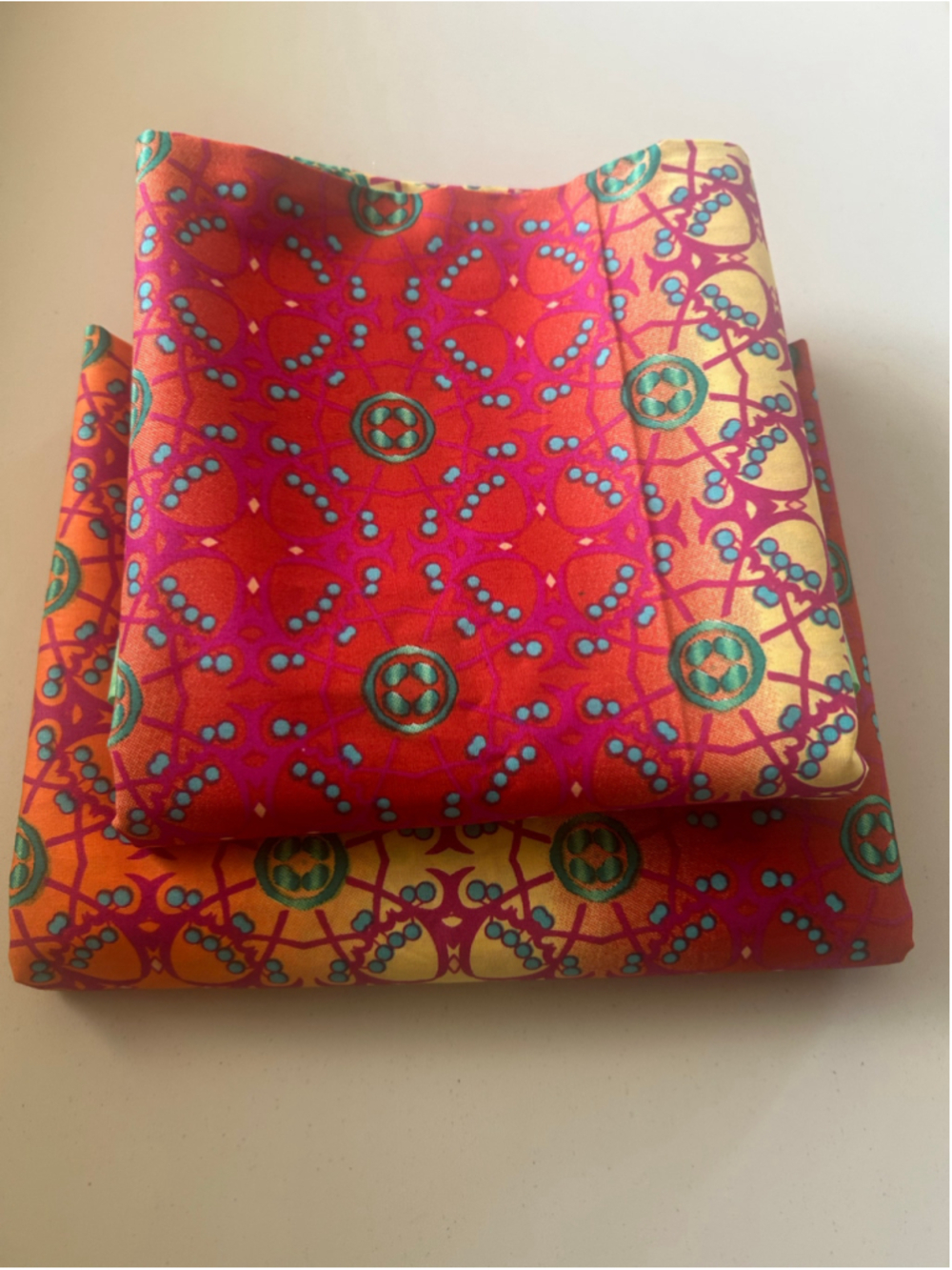 Fabric: 6 Yards 26” Cotton Pink/Orange